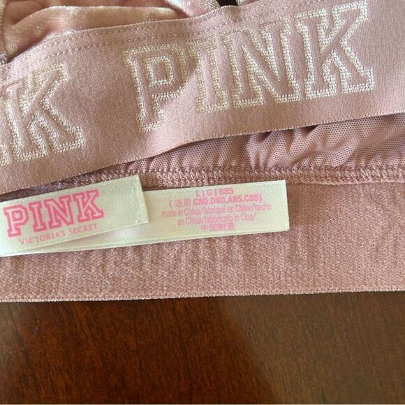 PINK Victoria’s Secret Triangle Bralette Bra, Size L - Picture 4 of 4